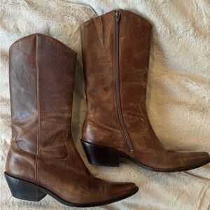Matisse Brown Leather Cowgirl Boots